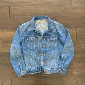 medium wash denim jacket